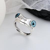 Sterling Silver smycken finger ring, 925 sterling silver, Frog, mode smycken & Unisex, nickel, bly och kadmium gratis, 12mm, Säljs av PC