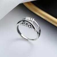 Sterling Silver smycken finger ring, 925 sterling silver, mode smycken & för kvinna, nickel, bly och kadmium gratis, 11mm, Säljs av PC