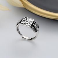 Bijoux de bague en argent sterling , Argent sterling 925, bijoux de mode & pour femme, protéger l'environnement, sans nickel, plomb et cadmium, 10mm, Vendu par PC