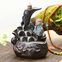 Backflow Incense Burner Porcelain half handmade for home and office & durable Sold By PC