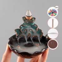 Backflow Incense Burner Porcelain handmade for home and office & durable Sold By PC