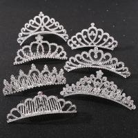 Decorative Hair Combs Zinc Alloy for children & with rhinestone nickel lead & cadmium free Sold By PC