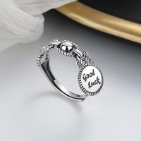 925 Sterling Silver Finger Rings Antique finish fashion jewelry & for woman nickel lead & cadmium free 5mm Sold By PC