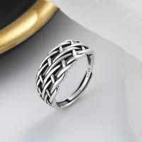 925 Sterling Silver Finger Rings Antique finish fashion jewelry & for woman nickel lead & cadmium free 9mm Sold By PC