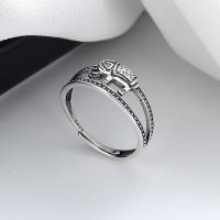 Bijoux de bague en argent sterling , Argent sterling 925, bijoux de mode & pour femme, protéger l'environnement, sans nickel, plomb et cadmium, 10mm, Vendu par PC