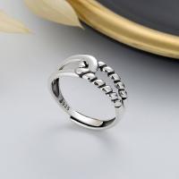 925 Sterling Silver Finger Rings Antique finish fashion jewelry & for woman nickel lead & cadmium free 8mm Sold By PC