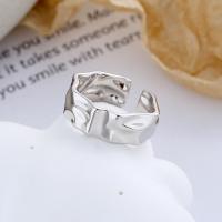 Sterling Silver Nakit Finger Ring, 925 Sterling Silver, modni nakit & za žene, nikal, olovo i kadmij besplatno, 8mm, Prodano By PC