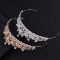 Bridal Tiaras Zinc Alloy fashion jewelry & for woman & with rhinestone nickel lead & cadmium free Inner Approx 145mm Sold By PC