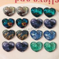 DIY Smykker Supplies, Resin, Heart, du kan DIY, flere farver til valg, 21x19mm, Solgt af PC