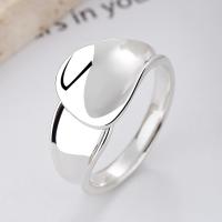 Bijoux de bague en argent sterling , Argent sterling 925, bijoux de mode & unisexe, protéger l'environnement, sans nickel, plomb et cadmium, 11mm, Vendu par PC