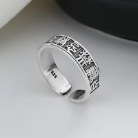 Sterling Silver smycken finger ring, 925 sterling silver, mode smycken & Unisex, nickel, bly och kadmium gratis, 5.5mm, Säljs av PC