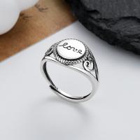 925 Sterling Silver Finger Rings Antique finish fashion jewelry & for woman nickel lead & cadmium free 12mm Sold By PC