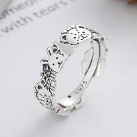 925 Sterling Silver Finger Rings Antique finish fashion jewelry & for woman nickel lead & cadmium free 6mm Sold By PC