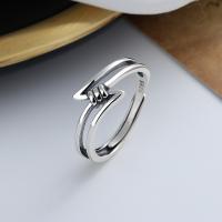 Bijoux de bague en argent sterling , Argent sterling 925, bijoux de mode & unisexe, protéger l'environnement, sans nickel, plomb et cadmium, 11mm, Vendu par PC