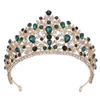 Tiaras, liga de zinco, joias de moda & para mulher & com strass, Mais cores pare escolha, níquel, chumbo e cádmio livre, Diametro interno:Aprox 155mm, vendido por PC