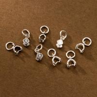 925 Sterling zilveren hanger Bail, DIY, meer kleuren voor de keuze, 4.50x5.50x8mm, Verkocht door PC