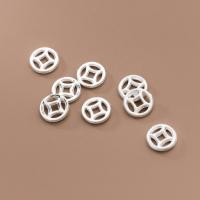 925 Sterling Silver Spacer Bead, plated, DIY, silver, 9x1.70mm, Säljs av PC