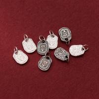 925 Sterling Silver κρεμαστό κόσμημα, DIY, περισσότερα χρώματα για την επιλογή, 13.50x11x4.50mm, Sold Με PC