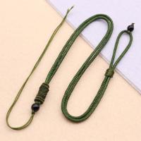 Divat nyaklánc Cord, Nylon polipropilén, kézi, egynemű, több színt a választás, 2.40mm, Hossz Kb 37 cm, Által értékesített PC