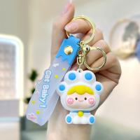 Zacht PVC Key Sluiting, met Zinc Alloy, Cute & multifunctioneel & voor vrouw, meer kleuren voor de keuze, 47x56mm, Verkocht door PC