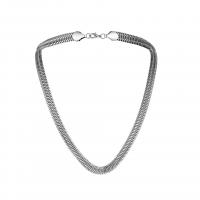 Zinc Alloy Jewelry Necklace fashion jewelry & for man nickel lead & cadmium free Length Approx 24.41 Inch Sold By PC