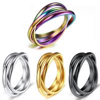 Titanium Steel Finger Ring fashion jewelry & Unisex Sold By PC