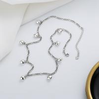 925 Sterling Silver Necklaces with 1.97inch extender chain Antique finish fashion jewelry & for woman nickel lead & cadmium free Length Approx 15.75 Inch Sold By PC