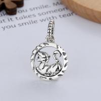 Pendentif en argent Sterling 925, DIY, protéger l'environnement, sans nickel, plomb et cadmium, 21mm, Vendu par PC