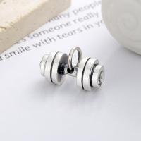 925 Sterling Silver hänge, DIY, nickel, bly och kadmium gratis, 24x12mm, Säljs av PC