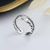 Sterling Silver Jewelry Finger Ring, 925 sterline d'argento, gioielli di moda & per la donna, assenza di nichel,piombo&cadmio, 7mm, Venduto da PC