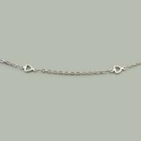 Stainless Steel Jewelry Chain 304 Stainless Steel Heart DIY & hollow original color Sold By m