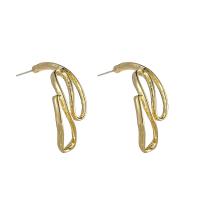 Zinc Alloy Stud Earring plated fashion jewelry & for woman nickel lead & cadmium free Sold By Pair