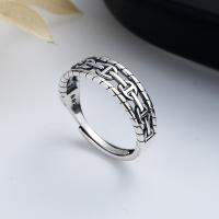 925 Sterling Silver Finger Rings Antique finish fashion jewelry & for woman nickel lead & cadmium free 6mm Sold By PC