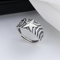 Sterling Silver Jewelry Finger Ring, 925 sterline d'argento, gioielli di moda & per la donna, assenza di nichel,piombo&cadmio, 11mm, Venduto da PC