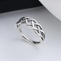 Sterling Silver Juvelyrika Finger žiedas, 925 sidabro, Bižuterijos & moters & tuščiaviduris, nikelio, švino ir kadmio nemokamai, 7mm, Pardavė PC