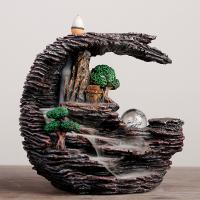 Backflow Incense Burner Resin handmade for home and office & durable Sold By PC