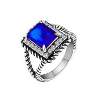 Anillo de Aleación de Zinc, Joyería & unisexo & diverso tamaño para la opción & con diamantes de imitación, más colores para la opción, libre de níquel, plomo & cadmio, Vendido por UD