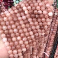 Aventurine χάντρες, Ροζ Aventurine, Γύρος, γυαλισμένο, DIY & διαφορετικό μέγεθος για την επιλογή, ροζ, Sold Per Περίπου 38 cm Strand