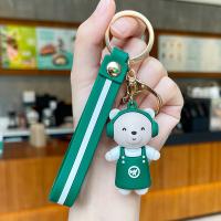 Zinc Alloy Key Clasp Soft PVC with Zinc Alloy Bear cute & multifunctional & Unisex Sold By PC