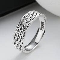 925 Sterling Silver Finger Rings Antique finish fashion jewelry & for woman nickel lead & cadmium free 6mm Sold By PC