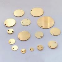 Bijoux en or remplie, Doublé or, Plat rond, Placage, DIY & normes différentes pour le choix & styles différents pour le choix, protéger l'environnement, sans nickel, plomb et cadmium, Vendu par PC