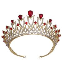 Bridal Tiaras Zinc Alloy plated for woman & with rhinestone nickel lead & cadmium free Inner Approx 145mm Sold By PC