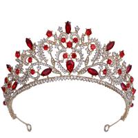 Tiaras, aleación de zinc, chapado, para mujer & con diamantes de imitación, más colores para la opción, libre de níquel, plomo & cadmio, diámetro interior:aproximado 145mm, Vendido por UD