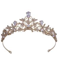 Diadema, lega in zinco, placcato, Micro spianare cubic zirconia & per la donna, nessuno, assenza di nichel,piombo&cadmio, Diametro interno:Appross. 155mm, Venduto da PC