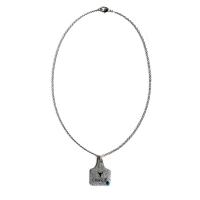 Collier de bijoux en alliage de zinc, avec fer, bijoux de mode & unisexe & modèles différents pour le choix, protéger l'environnement, sans nickel, plomb et cadmium, Longueur Environ 46 cm, Vendu par PC