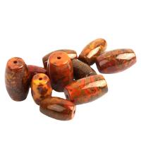 Zhanguo Red Agate Beads barrel DIY Sold By PC