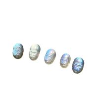 Perline in pietra di luna, Moonstone, Favolosa bestia selvaggia, DIY, Colore casuale, 9-11x6mm, Foro:Appross. 1mm, Venduto da PC