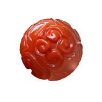 Yunnan Red Agate Bead, Rund, DIY & olika storlek för val, Säljs av PC