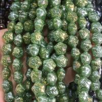 Stoving Varnish Glass Beads Rose DIY 14mm Sold Per Approx 38 cm Strand