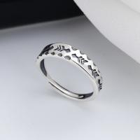 Sterling Silver Jewelry Finger Ring, 925 sterline d'argento, gioielli di moda & per la donna, assenza di nichel,piombo&cadmio, 5mm, Venduto da PC